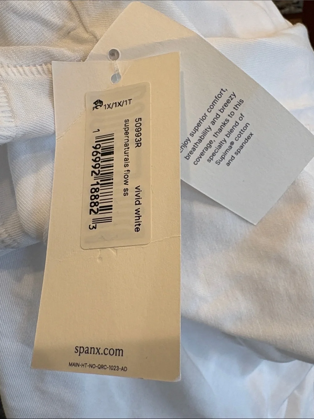 NWT SPANX Supernaturals Flow Tee, 1x π€ - Picture 4 of 5
